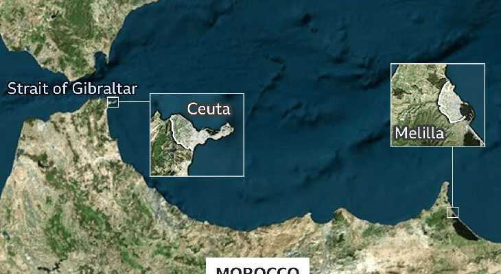 «Полуобособленная часть Испании в пределах Марокко и мадридского «Реала» участвовала в игре Кубка Испании на африканской земле. Нетипичный городской район предлагает краткое изложение географии»